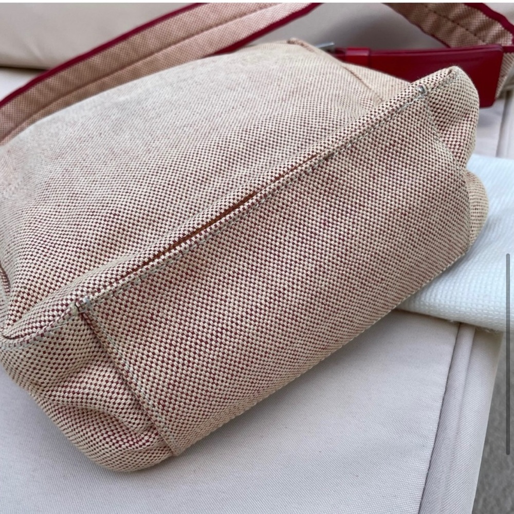 Authentic Y2K Prada Canapa BiColor Crossbody with dust bag and Auth. Card - Picture 4 of 16